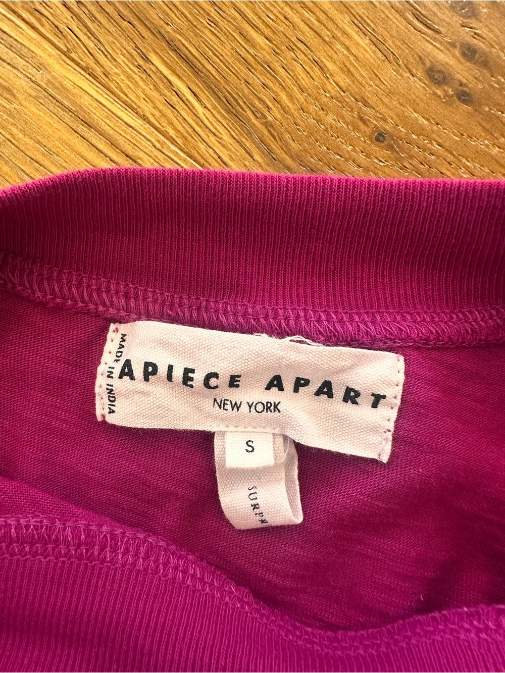 Apiece Apart Volta Twist Dress in Fuschia/Purple - Picture 3 of 4